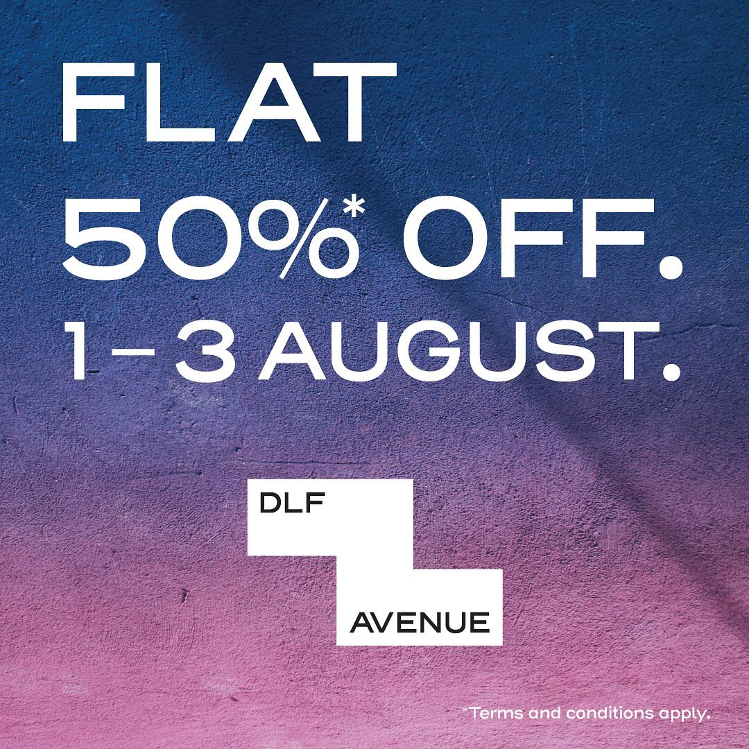 Sale - Upto 50% off on Menswear at Kitsch, DLF Emporio Mall
